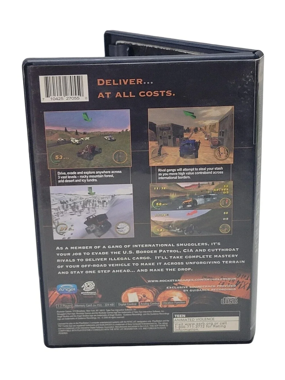 Smuggler's Run (Sony PlayStation 2, 2002) Black Label Complete CIB